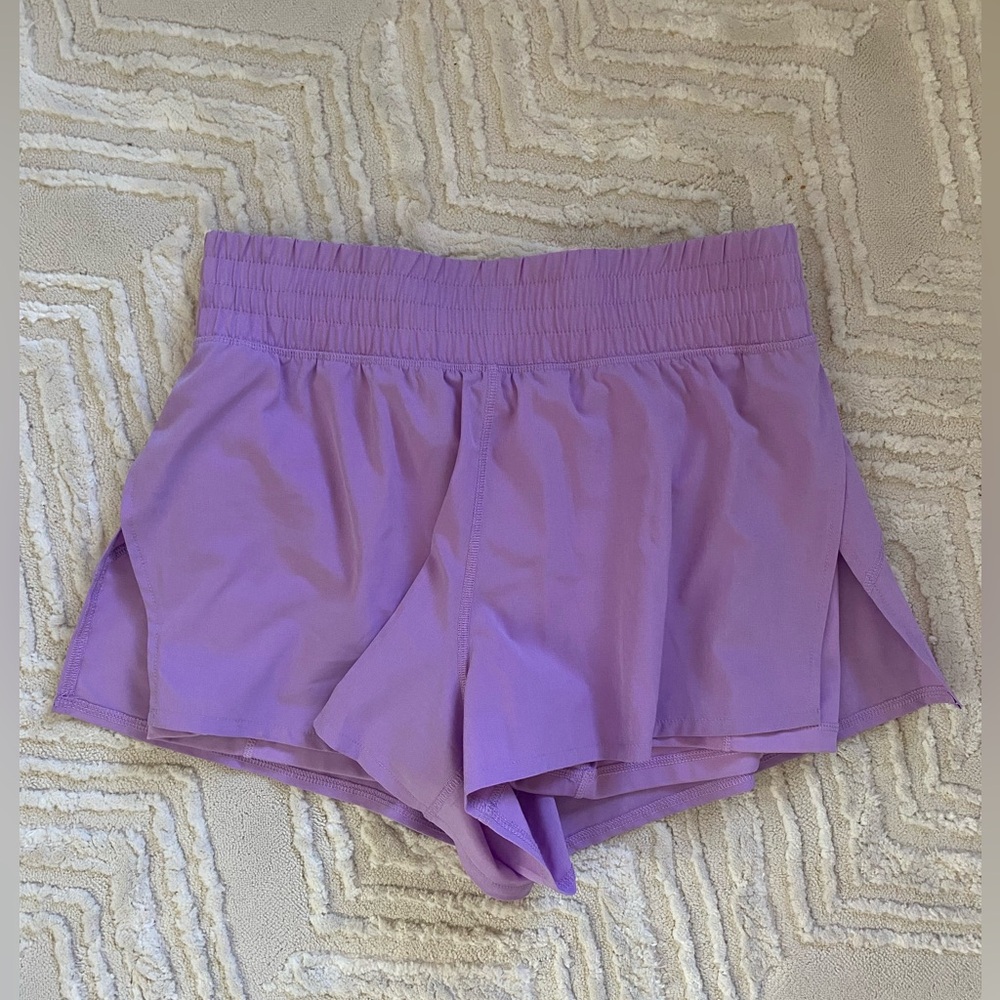90 Degree by Reflex✨2-in-1 Running Shorts- Purple - Picture 3 of 4